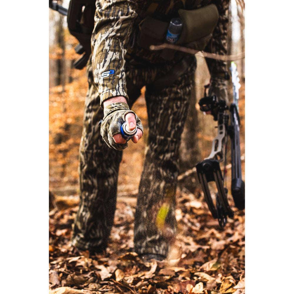 Mid-to-late season deer scent usage illustration