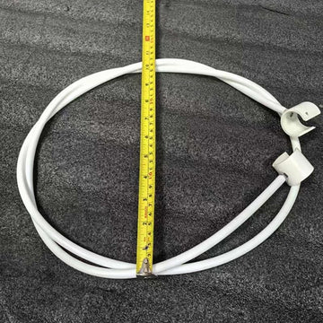 Dog agility weave pole guides withstand year-round outdoor use without fading.