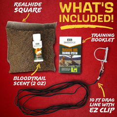 DogBone BloodTrail Scent bottle presents 13 scents for realistic tracking scenarios.