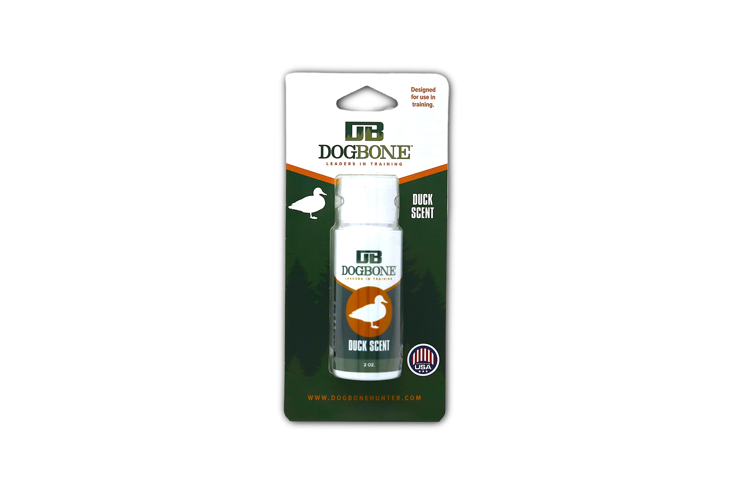 DogBone Duck Scent 2oz bottle for scent-based training drills.