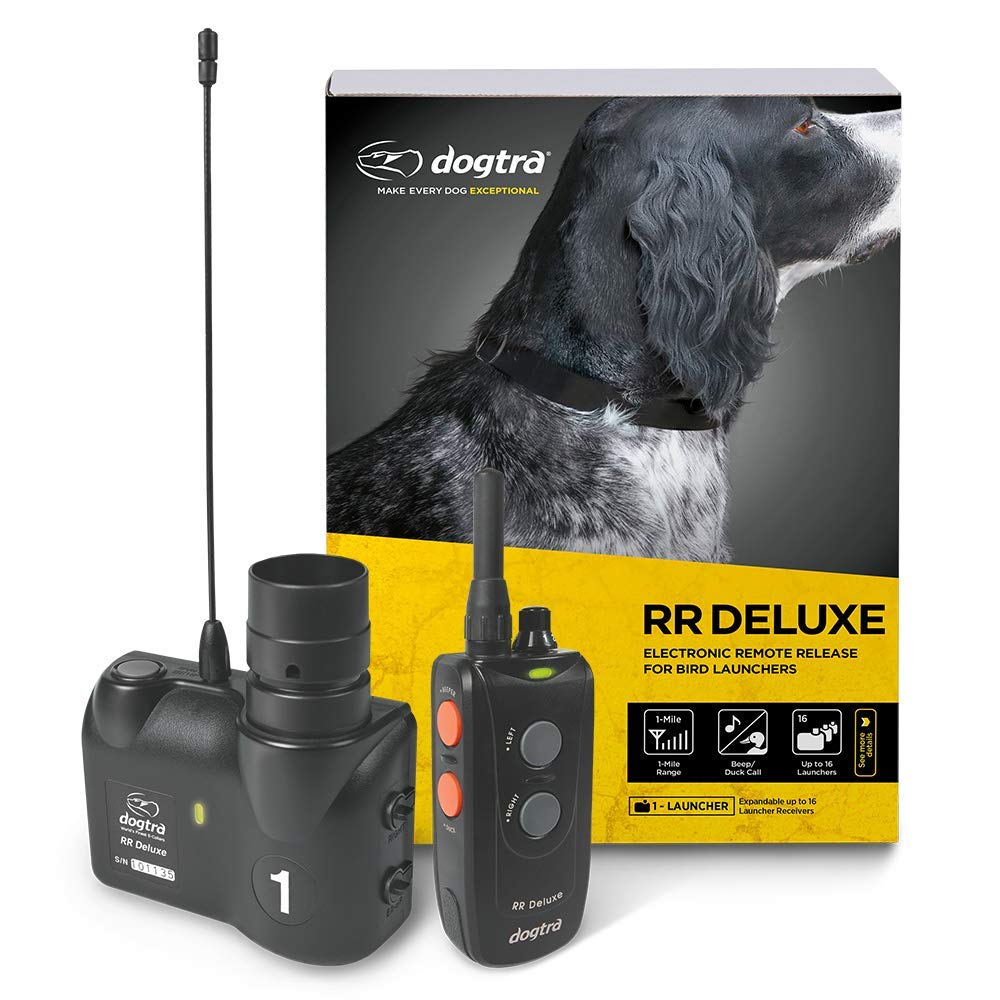 Dogtra Remote Release Deluxe remote with long-range launch control.