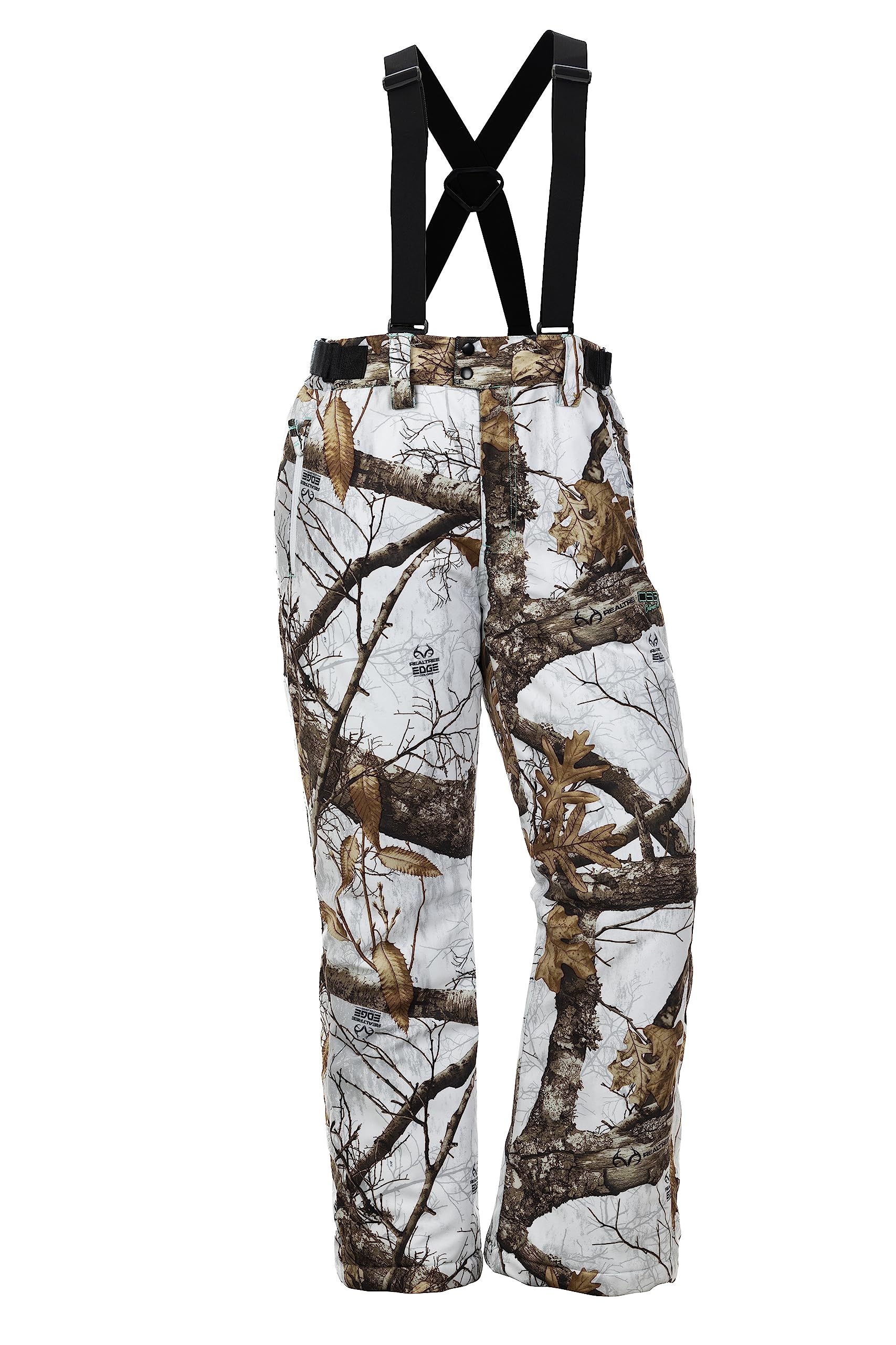 DSG Addie hunting pant front view shows warm quiet fabric for cold hunts