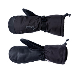 DOING SOMETHING GREAT DSG outerwear women's ice fishing mitten in black with secure grip and warmth.