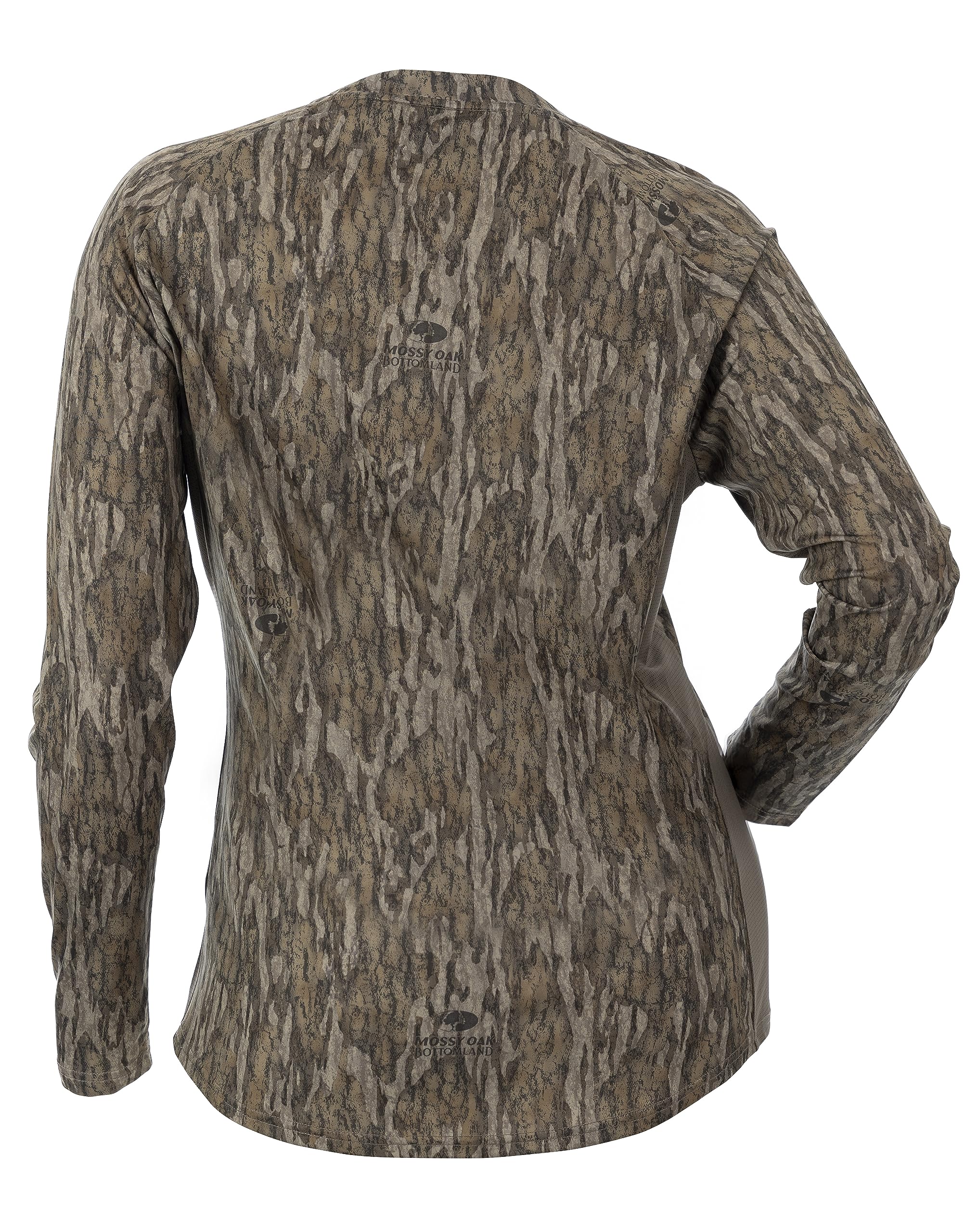 DOING SOMETHING GREAT women's ultra-lightweight hunting shirt fabric close-up showing weave and durability