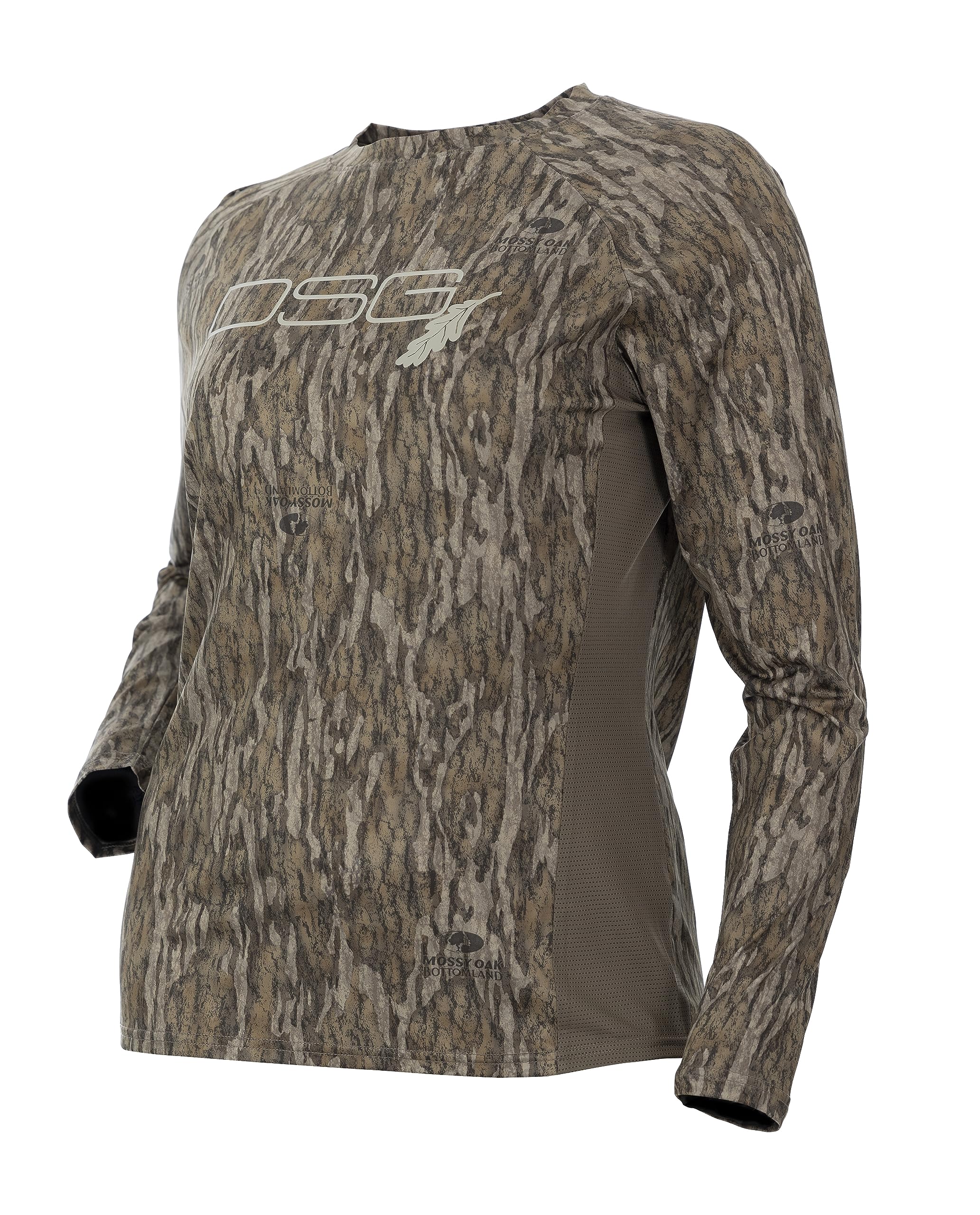 DOING SOMETHING GREAT women's MO Bottomland shirt offers UPF 50+ protection and moisture-wicking comfort
