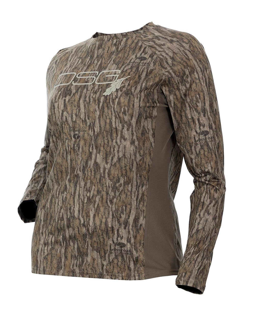 DOING SOMETHING GREAT women's MO Bottomland shirt offers UPF 50+ protection and moisture-wicking comfort