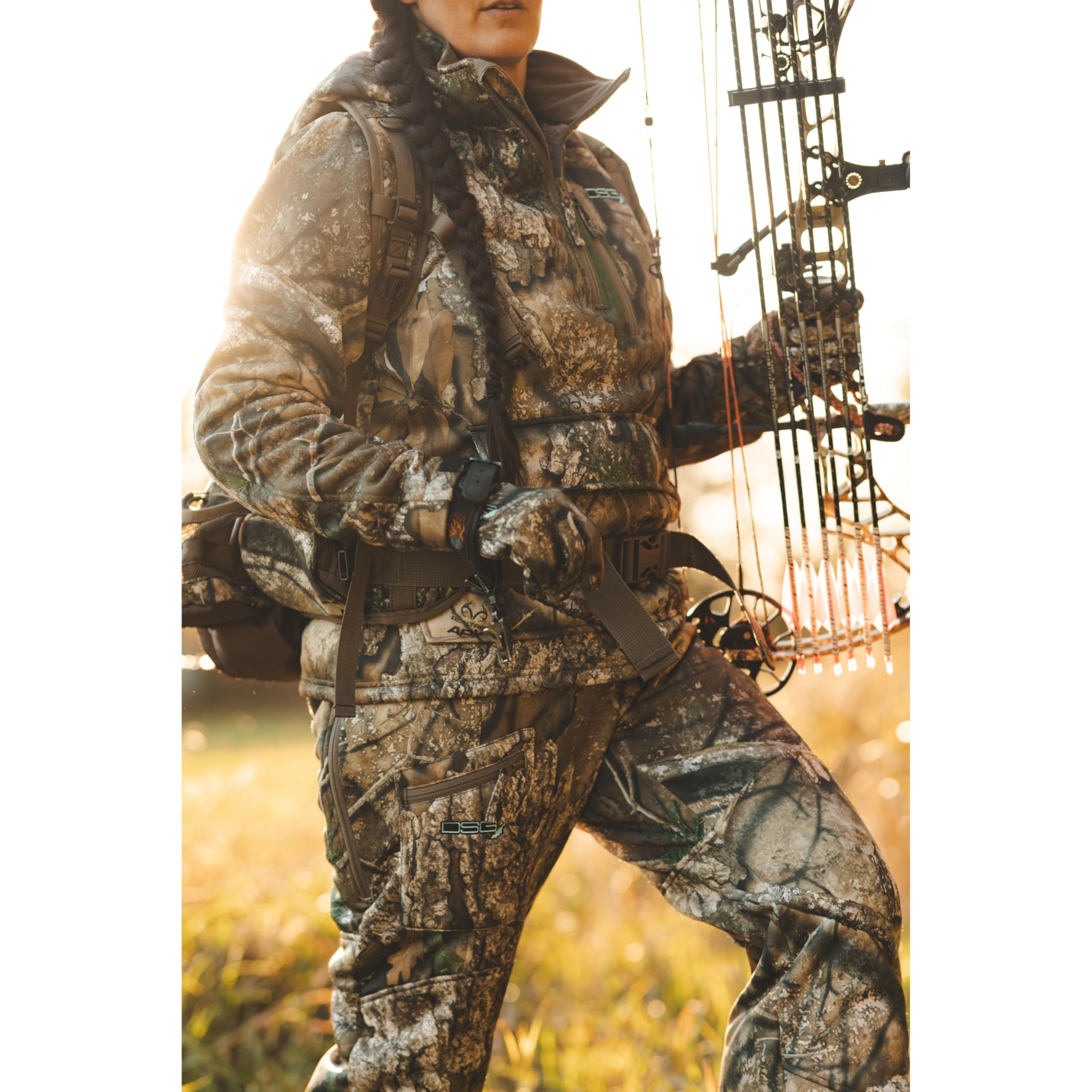 DOING SOMETHING GREAT Breanna 2.0 suspenders cross-section shows secure fit and freedom.