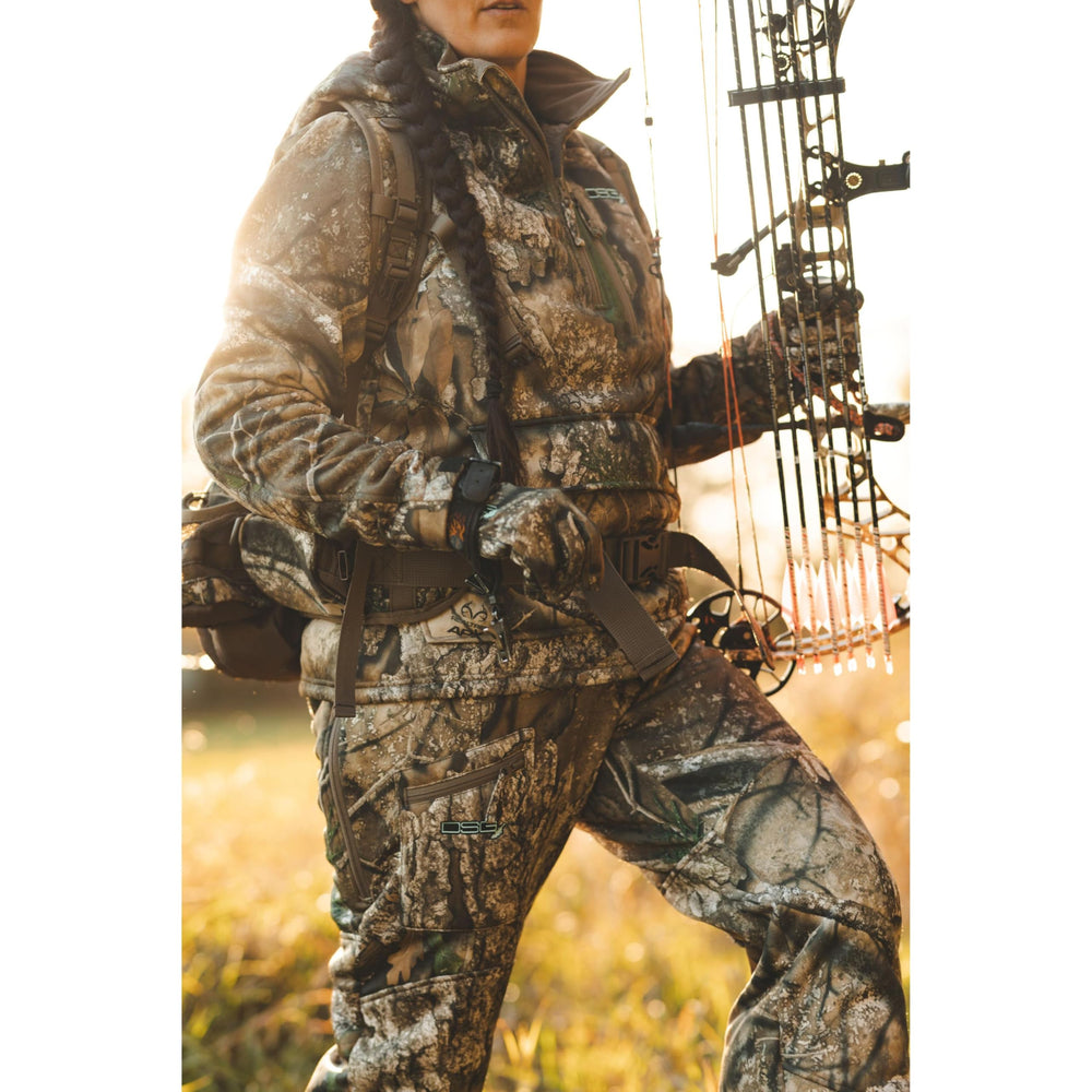 DOING SOMETHING GREAT Breanna 2.0 suspenders cross-section shows secure fit and freedom.
