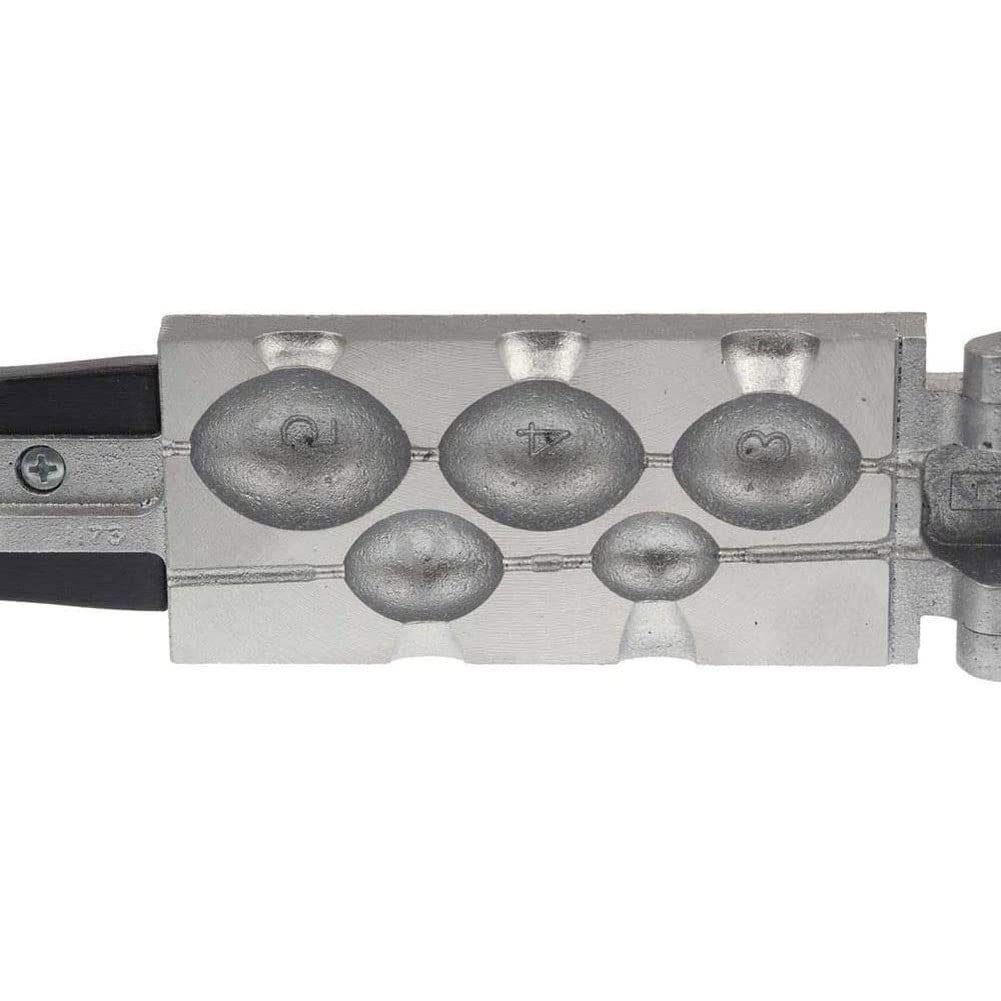 DOIT egg sinker mold EG-5-LA gray 1oz cavity for stealthy bait rigs.