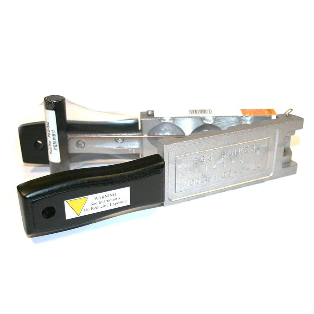 DOIT egg sinker mold EG-5-LA gray 5oz capacity for heavy rigs and longer casts.