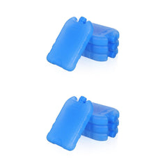 DOITOOL 8-pack refillable ice packs for coolers keep items cold on trips.