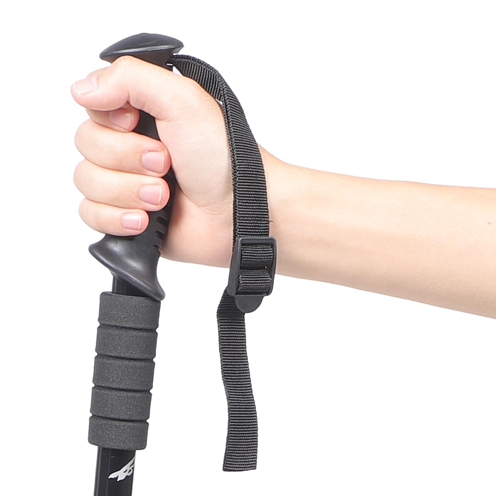 DOITOOL backpack pole strap enables hands free hiking