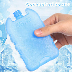 Compact DOITOOL ice pack fits neatly inside a small cooler for daily use.