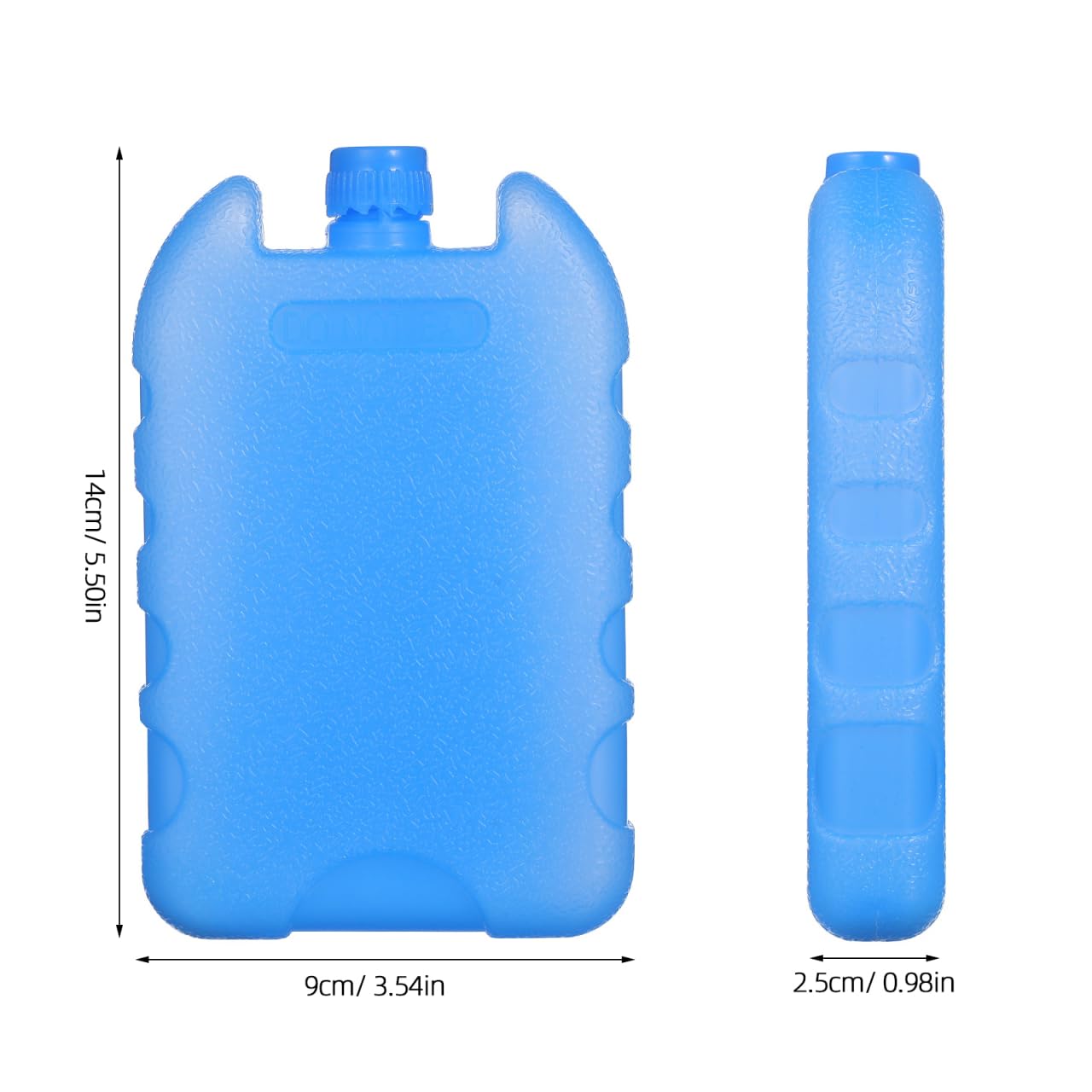 Durable DOITOOL ice pack with leak-resistant PE resists cracking during trips.