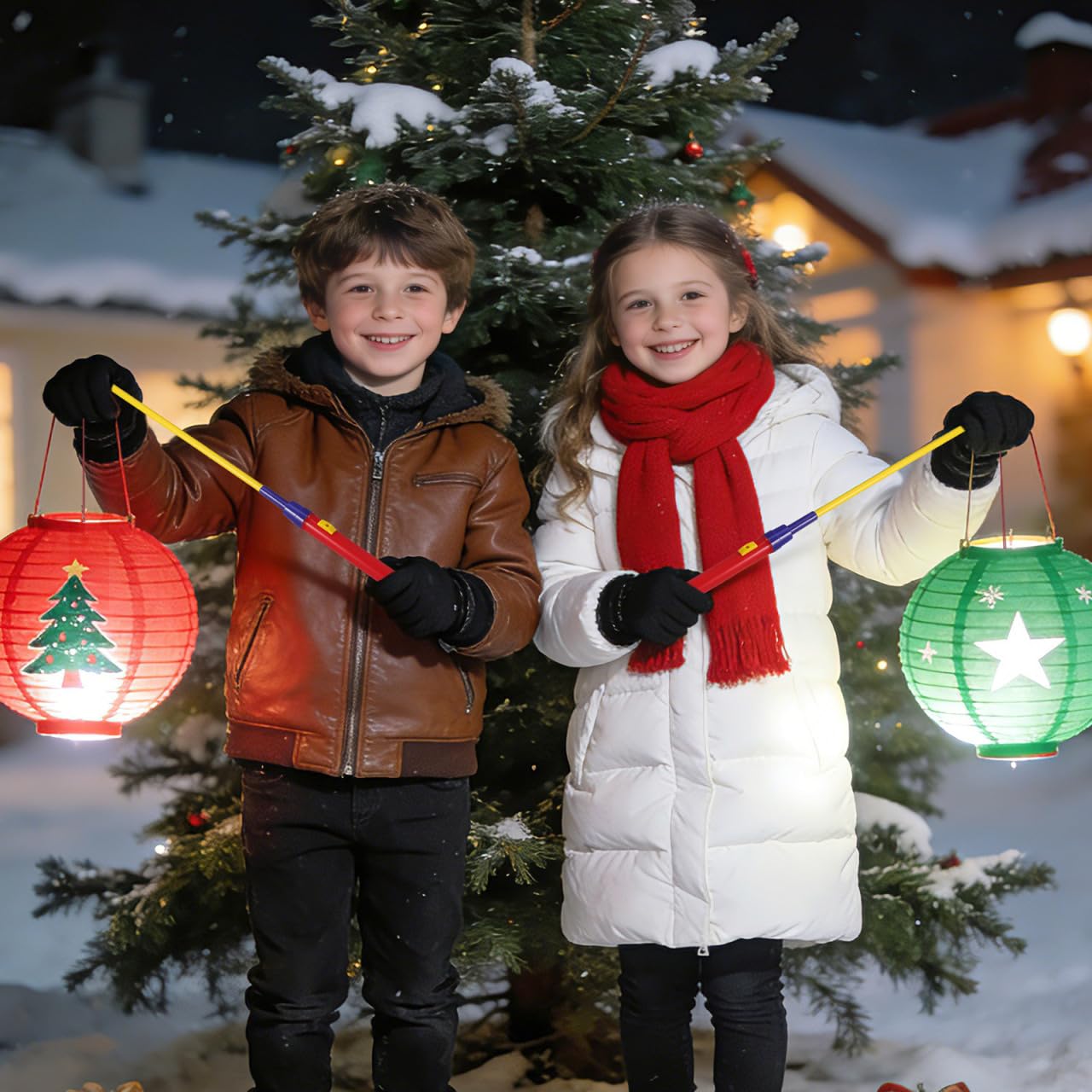 DOITOOL LED lantern stick designed for family friendly, simple assembly