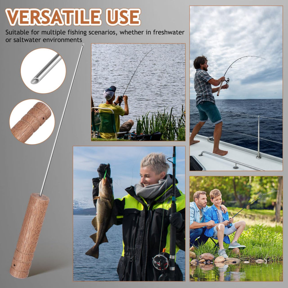 DOITOOL worm threader with steel core for easy live bait threading.