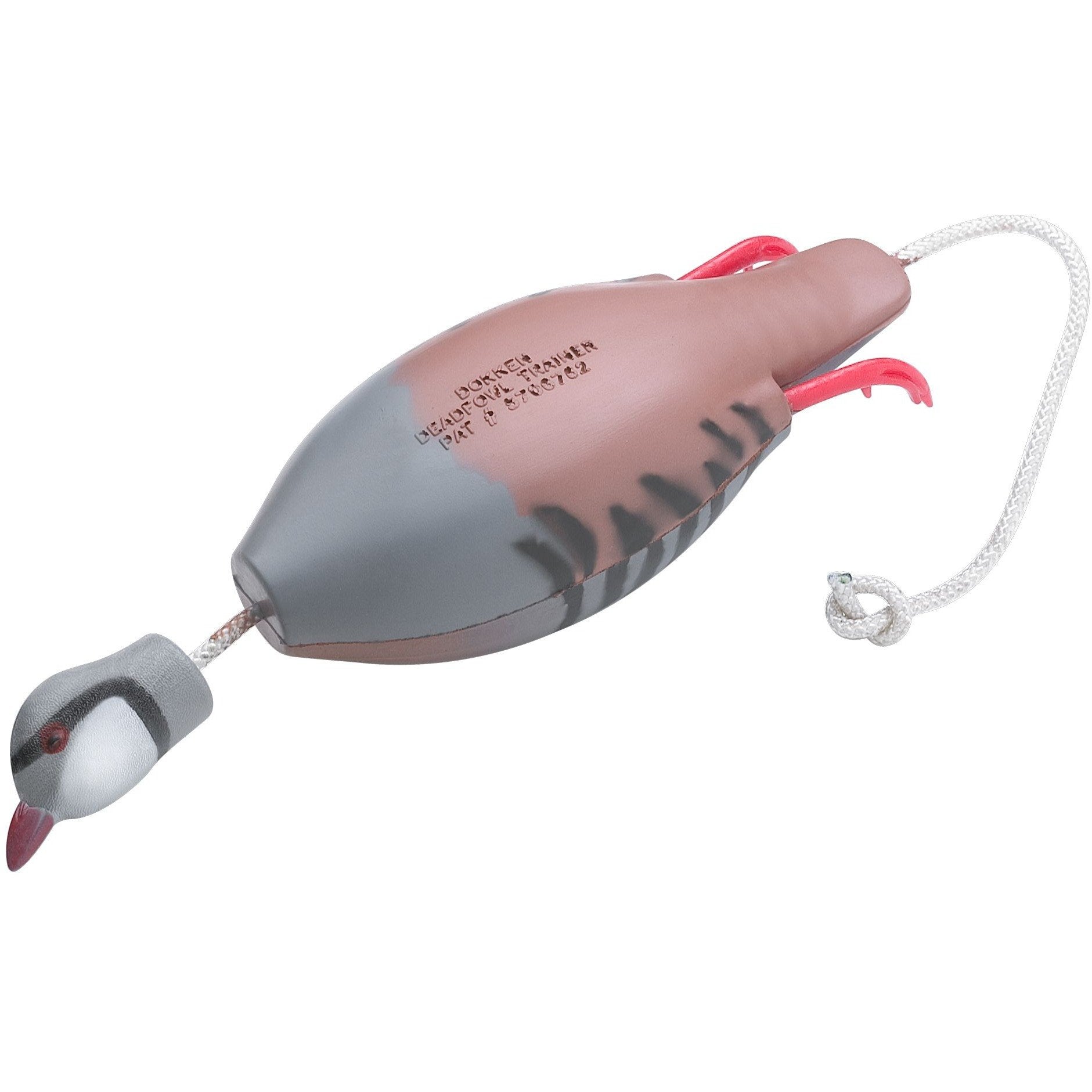 Dokken Dead Fowl Chukar Partridge Trainer front view for fetch and retrieve drills