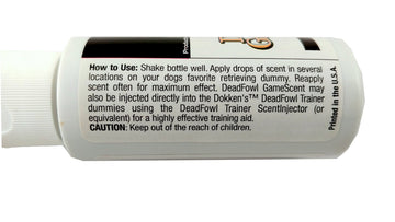 Dokken pheasant scent kit packaging emphasizes portability and a 2oz bottle.