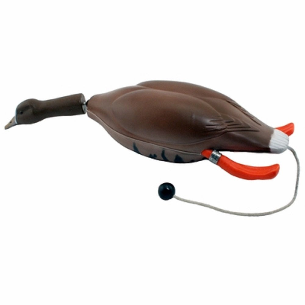 Dokken Large Speckbelly Goose Dummy front view for improved fetch training and hold.