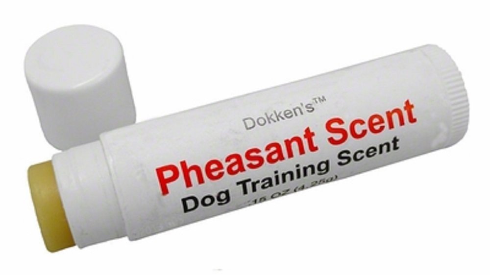 Dokken pheasant training scent-stick for scent training and trailing.