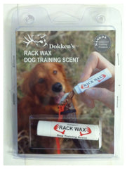 Dokken Rack Wax antler scent helps retrievers locate the training antler for scent-detection drills