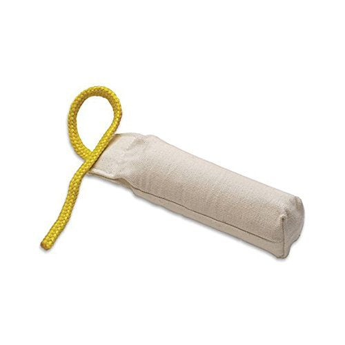 Dokken Small Canvas Training Dummy Natural with raised V-grips for secure fetch training