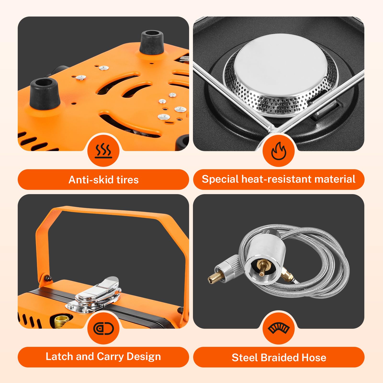 Dollate non-stick grill pan and drip tray simplify cleanup
