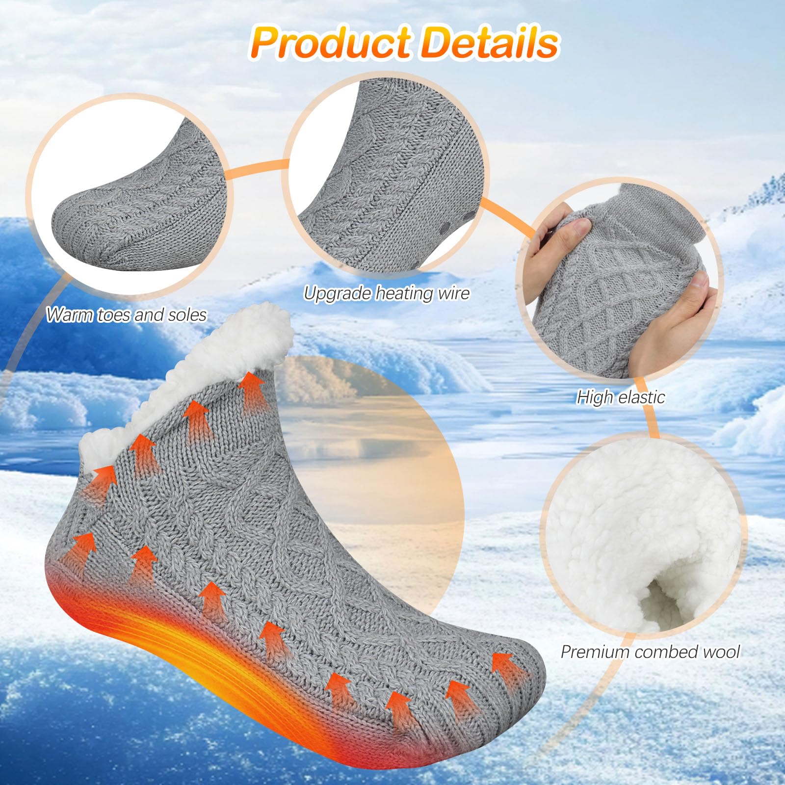Dolodomy USB heated socks worn at home for movie nights and gaming comfort