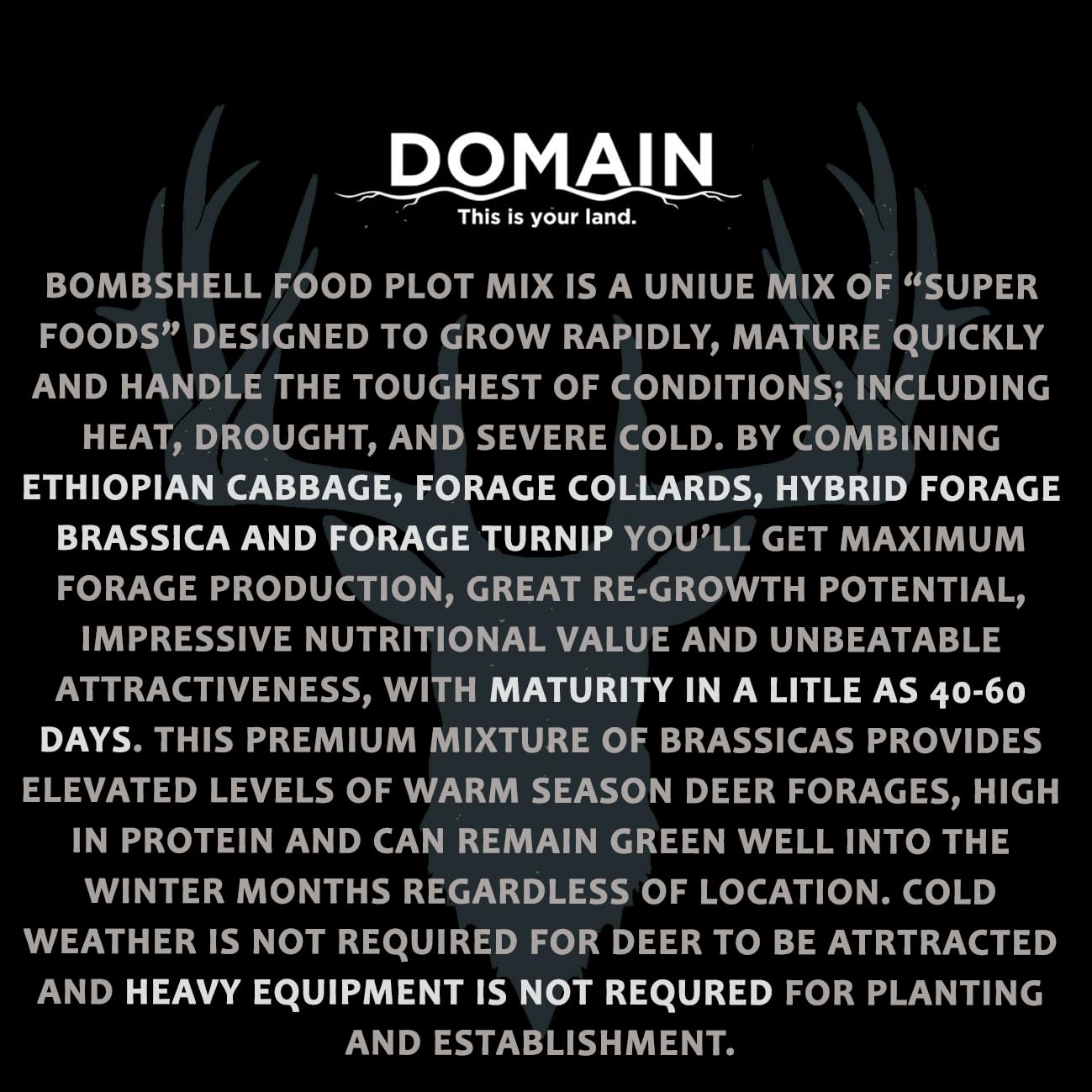 Domain Outdoor Bombshell easy-to-plant mix with minimal tilling.