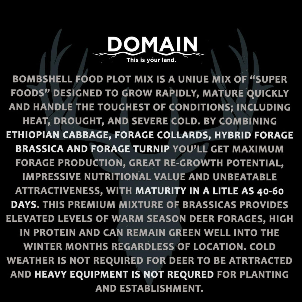 Domain Outdoor Bombshell easy-to-plant mix with minimal tilling.