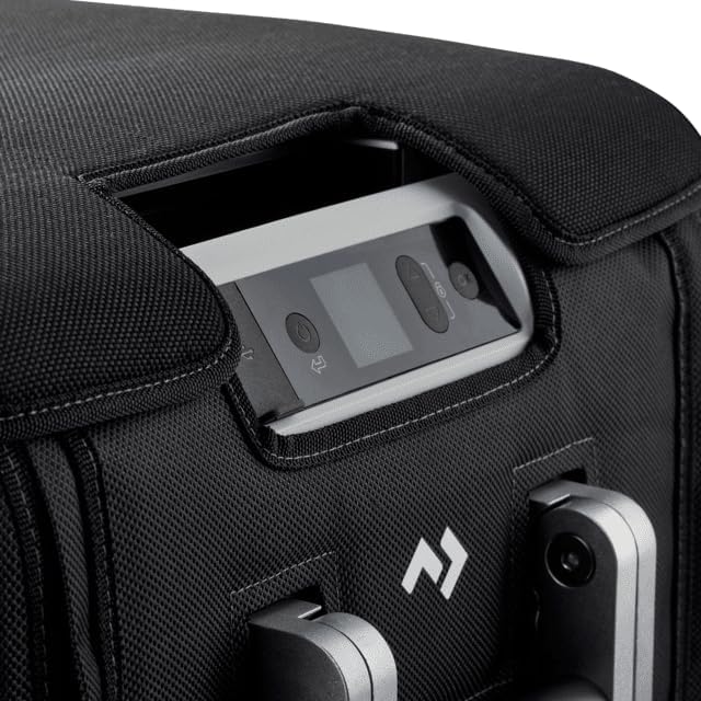 Dometic CFX5 25L cover front zipper pocket keeps tools within reach.