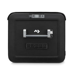 Dometic CFX5 95L protective cover bottle-opener cutout keeps drinks within reach.