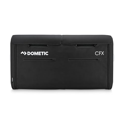 Dometic CFX5 95L protective cover side view protects against knocks on trails.