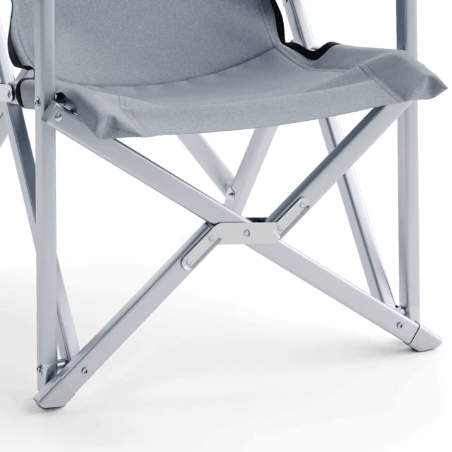 Dometic GO Compact Camp Chair Silt aluminum frame enables portability.