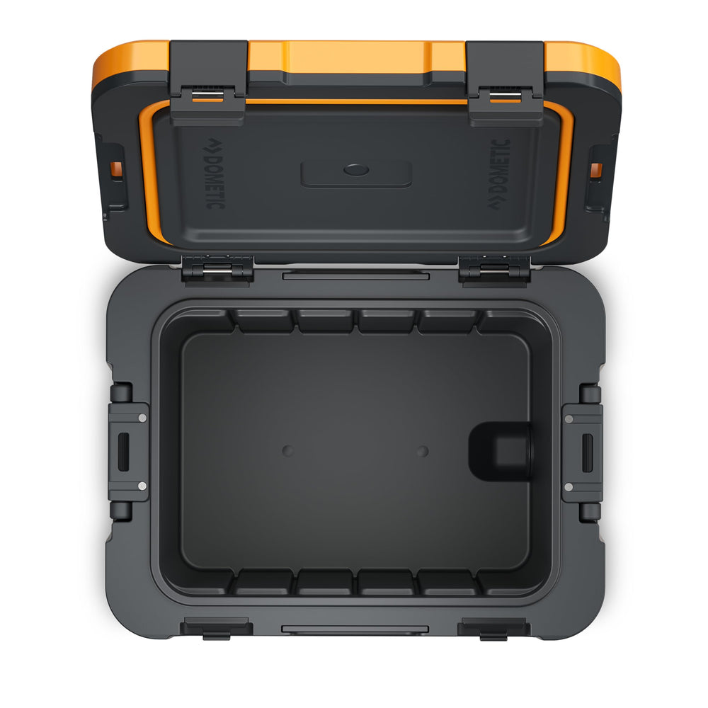 Dometic Recon Glow compact 41L cooler in vehicle trunk