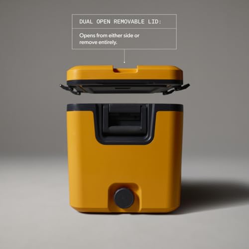Dometic Recon 41L Glow lid open for quick access