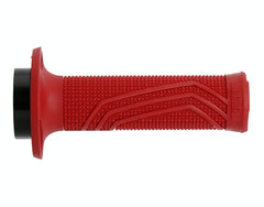 Domino D100 grip texture close-up showing soft rubber for better feel