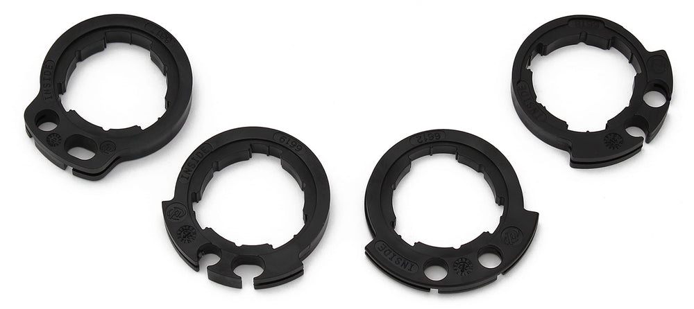 Domino D100 orange pair, ready for motocross and enduro use