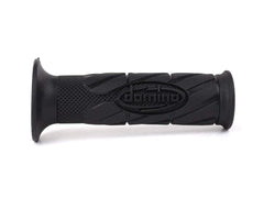 DOMINO road grips installed on handlebars offering improved steering control