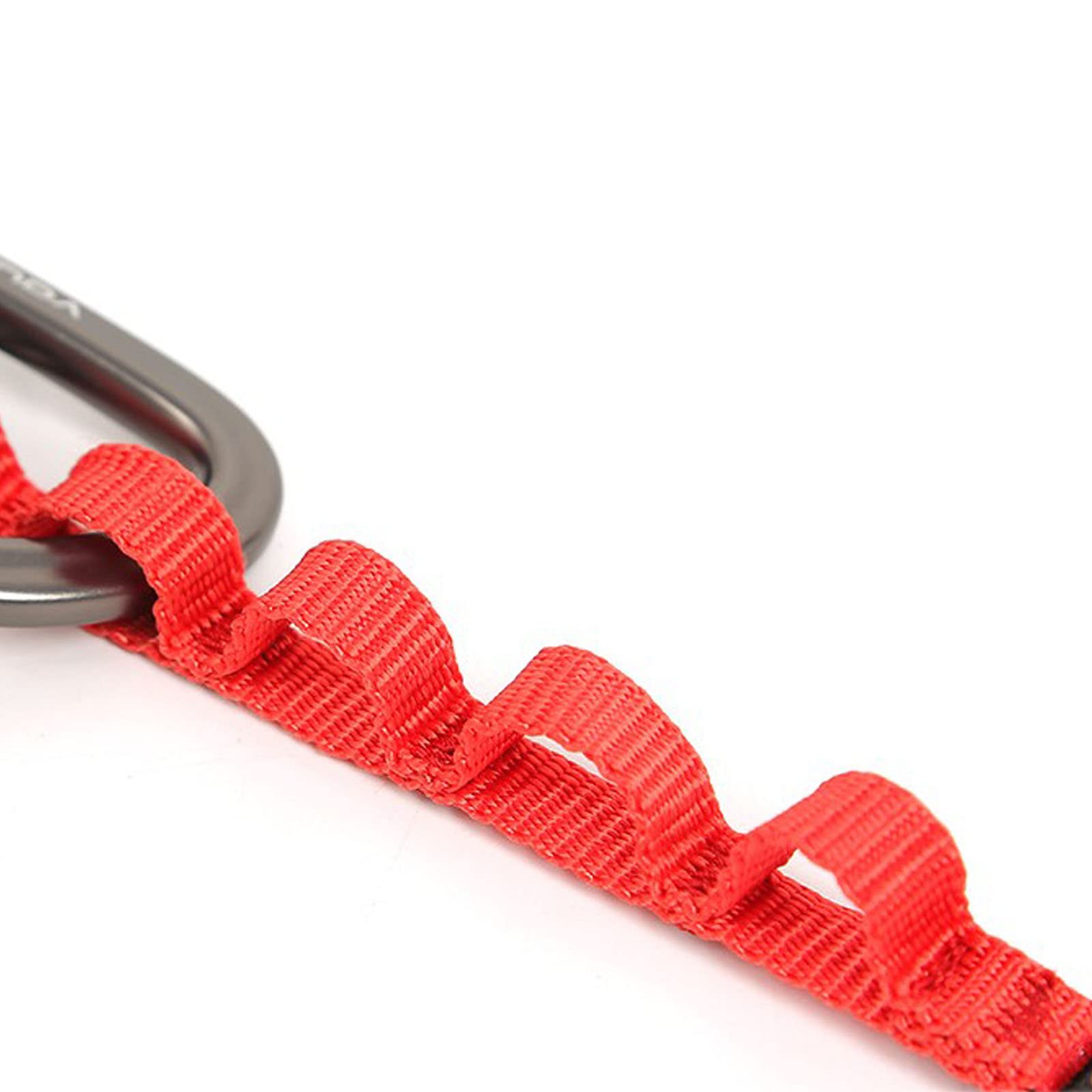DoMyfit Daisy Chain Rope setup for hammock or camping arrangements.