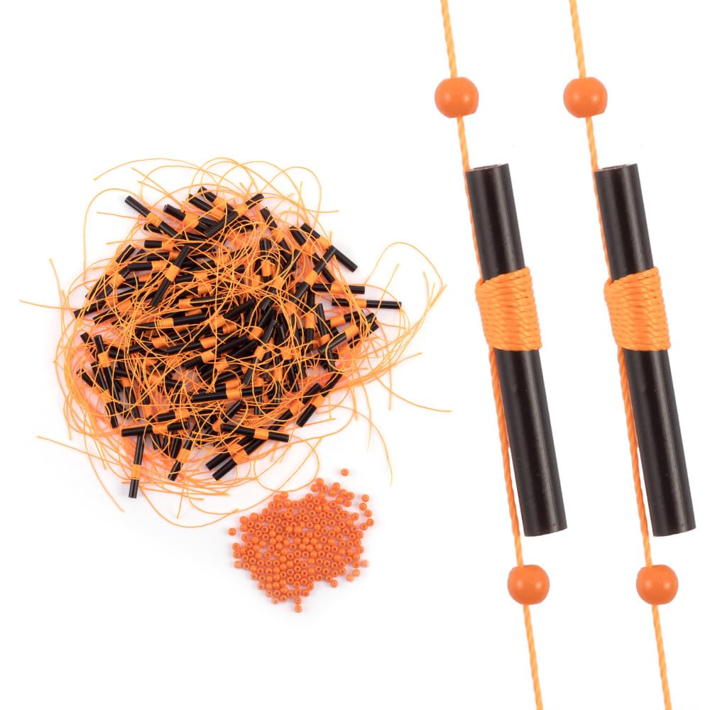 DONGKER 100-pack Fishing Bobber Stops with Beads