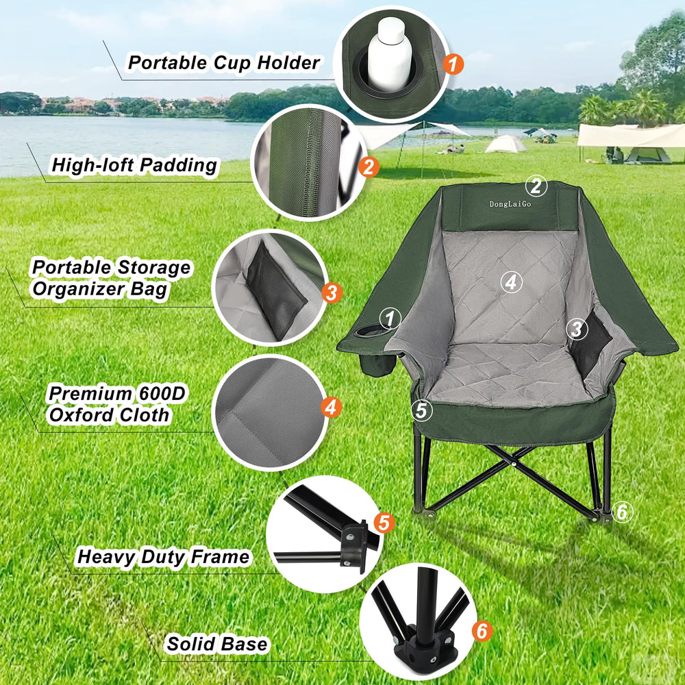 DongLaiGo reinforced-frame design supports heavy use outdoors.