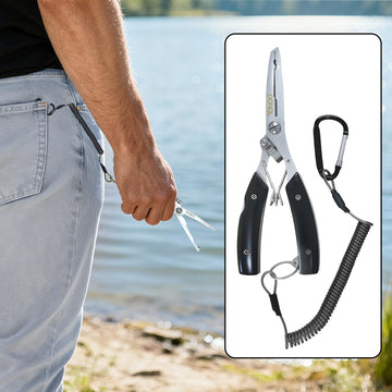 Disgorger hook remover with lanyard and sheath