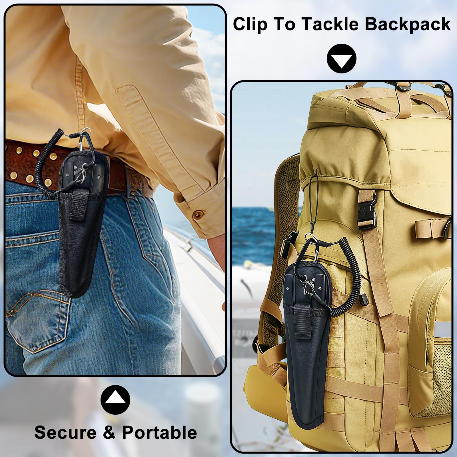 Storage bag included with DONQL fishing pliers kit