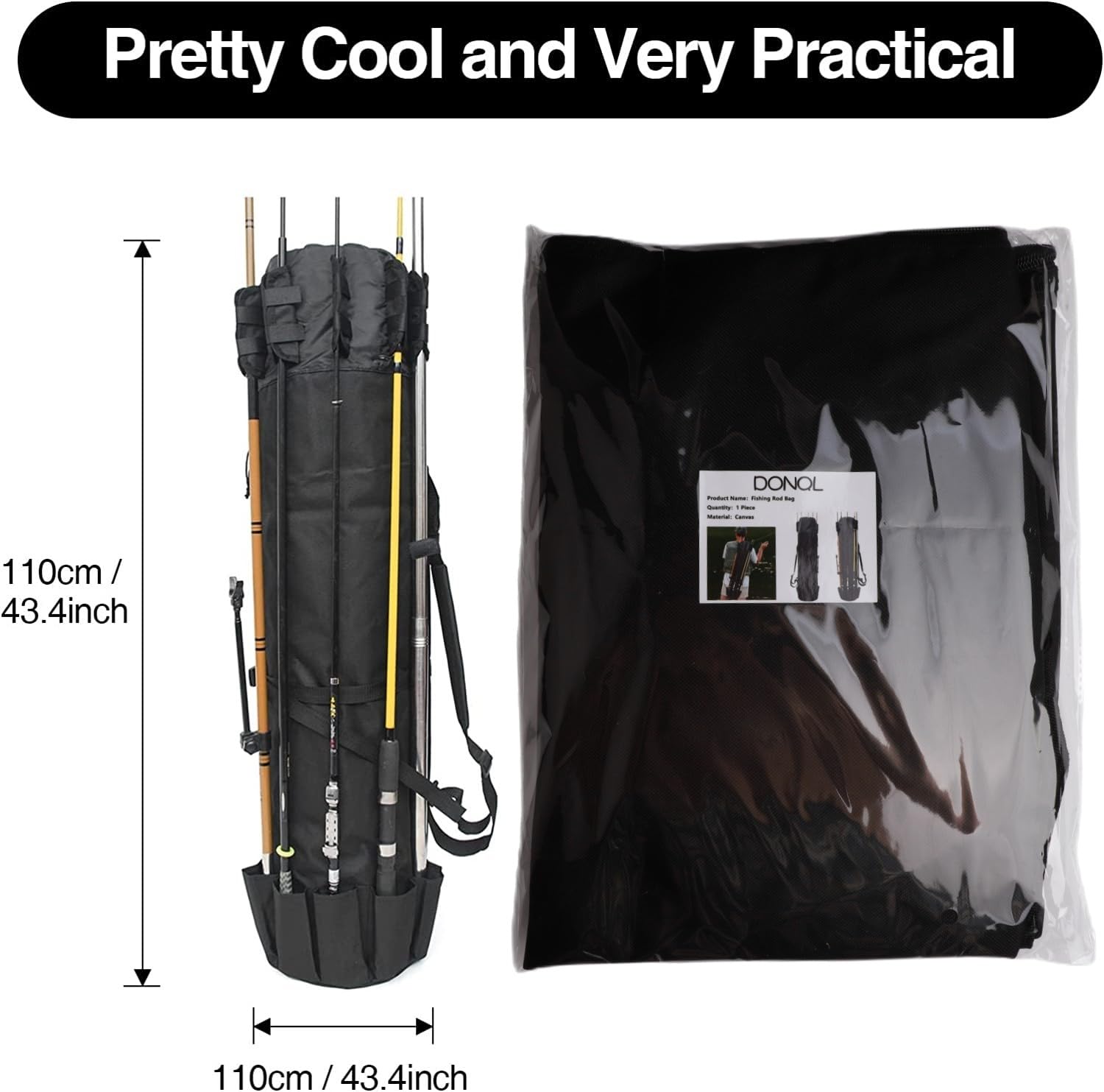 Side pocket and interior capacity for gear