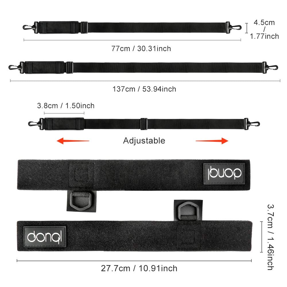 Adjustable 30-54 inch rod carrier strap
