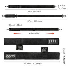 Adjustable 30-54 inch rod carrier strap