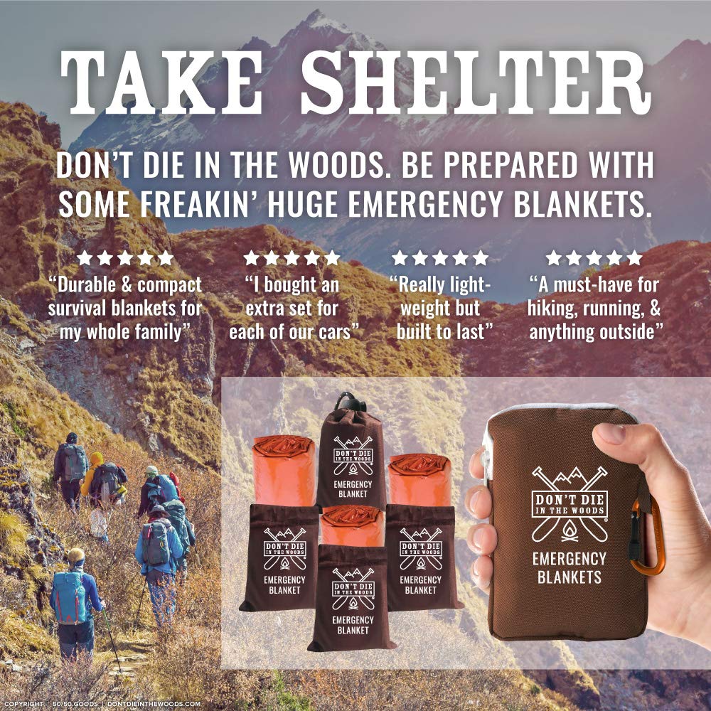 Don't Die In The Woods Freakin’ Huge blanket extended to seven feet for full coverage