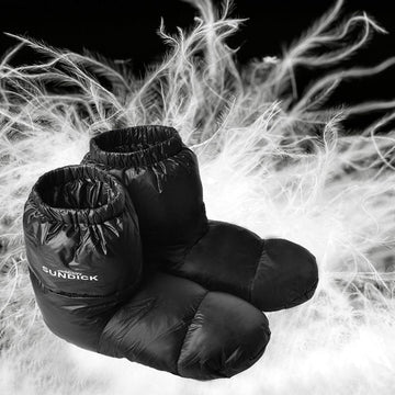 Doorslay Down Booties nylon shell provides water-repellent windproof protection