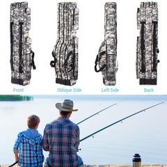 Doorslay fishing bag foldable design for easy transport and storage